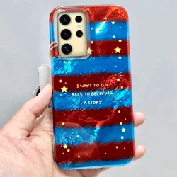 Funda Samsung Galaxy S25 Edge – Diseño Retro Estrellas con Rejilla