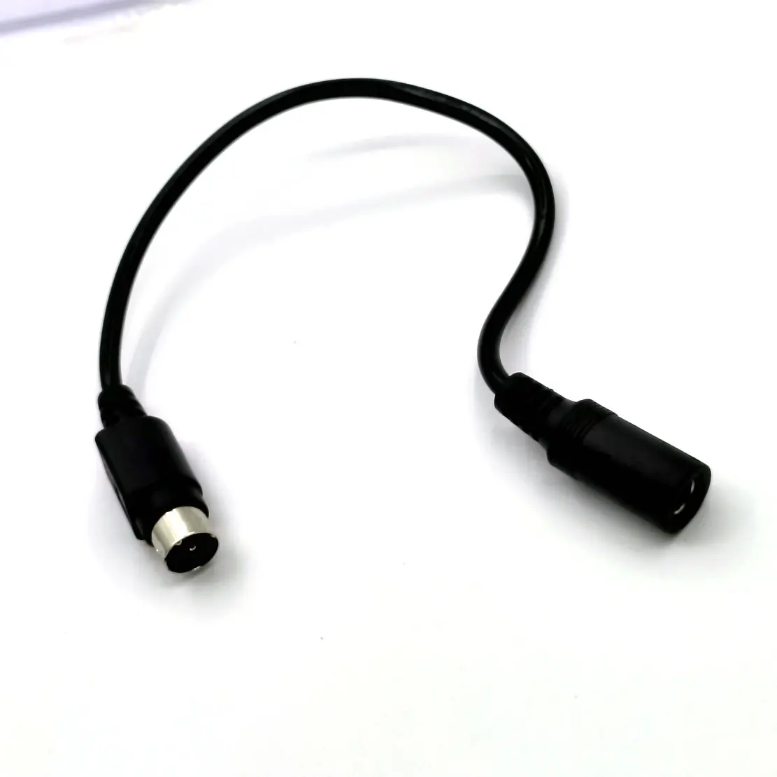 1 piezas DC hembra 5,5x2,1mm a macho Cable de 3 pines - imagen 5