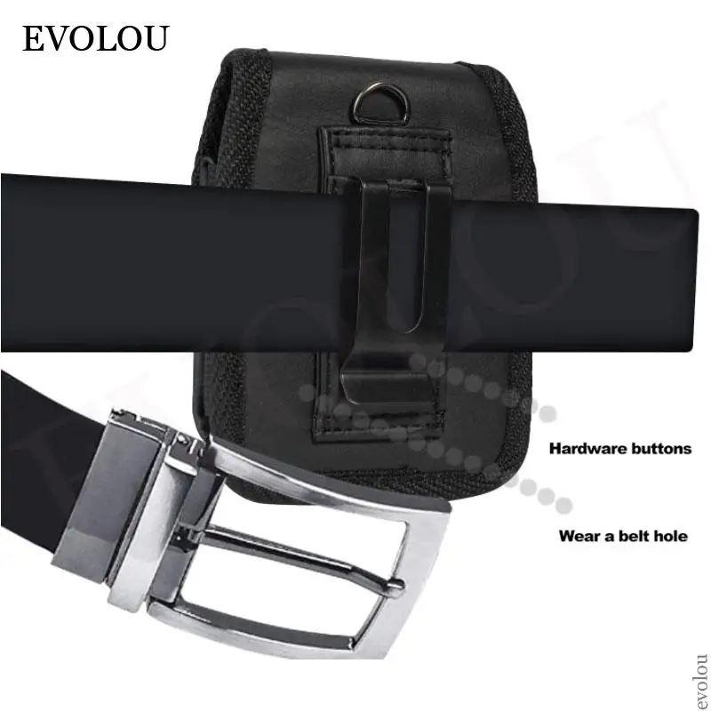 Para Motorola Razr 40 Ultra 40ultra riñonera tela Oxford funda para teléfono para Galaxy Z Flip 5 Flip4 3 funda con Clip para cinturón - imagen 4