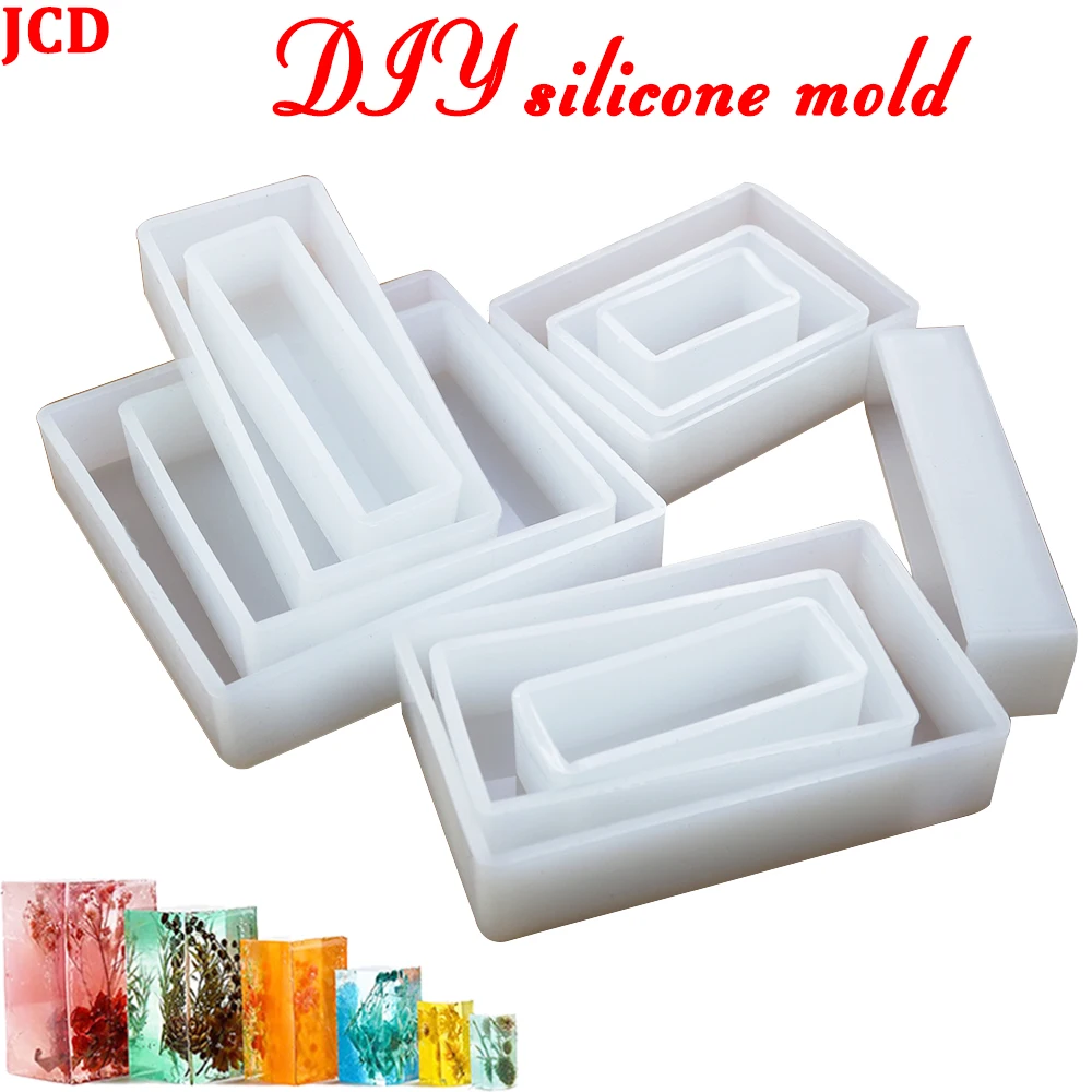 Molde de gota de cristal DIY, Gel de sílice AB adhesivo, resina epoxi, bola redonda, Rectangular, espécimen de flores secas de insectos