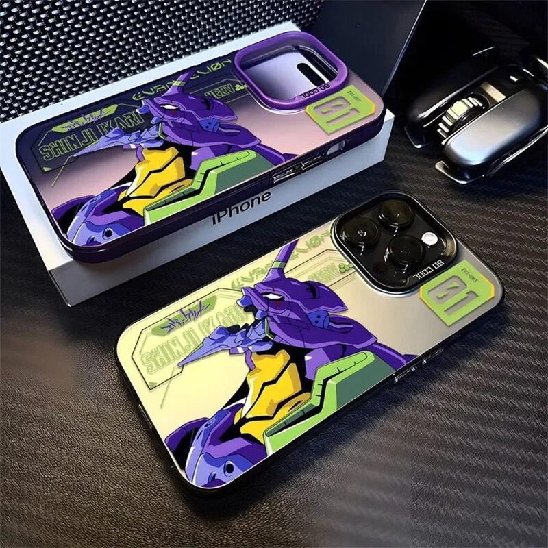 Funda Ikari Shinji Fighter EVA-01 para Xiaomi POCO X7 F7 Pro X6 F6 M6 F4 X5 F3 GT X3 NFC Mi 14T Pro 13 11 Lite 5G NE 12 14 13T 12T - imagen 3
