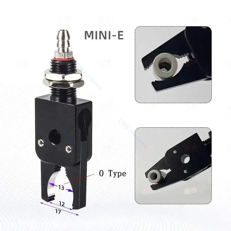 Accesorio de manipulador neumático MINI pinza curvada en forma de U apertura de accesorio Irregular MINI una máquina de moldeo por inyección abrazadera - imagen 4