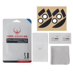 Ratón inalámbrico para juegos de nivel de competición, patines dorados para Razer Naga 2014 Hex V2 Mamba, 5G, 4G Elite