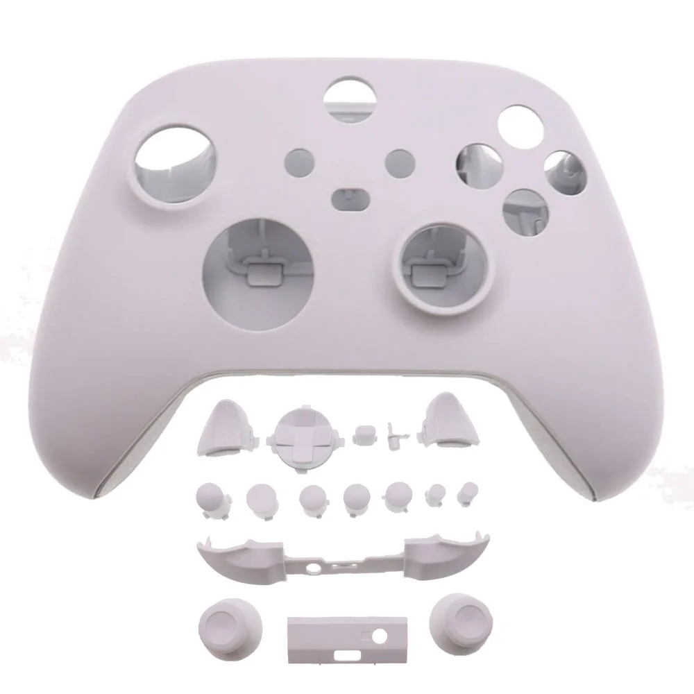 1 Juego de funda protectora para controlador Xbox Series X S, carcasa frontal y botones completos - imagen 3