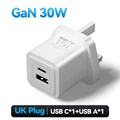 UK Plug White