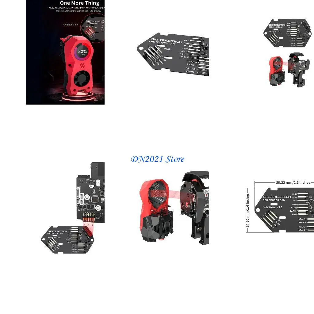 F3KE EBB SB0000 CAN V1.0 Tablero controlador expansión Adecuado para tabla EBB SB2209/SB2240 Extrusel Board