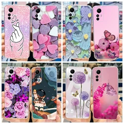 Xiaomi Redmi Note 12S Funda Silicona Flores – Elegante Suave