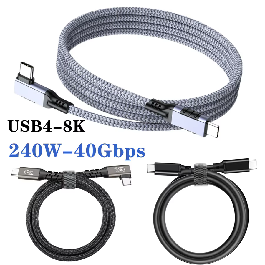 Cable USB4 Thunderbolt 4 – PD240W 40Gbps para SSD y iPad - imagen 4