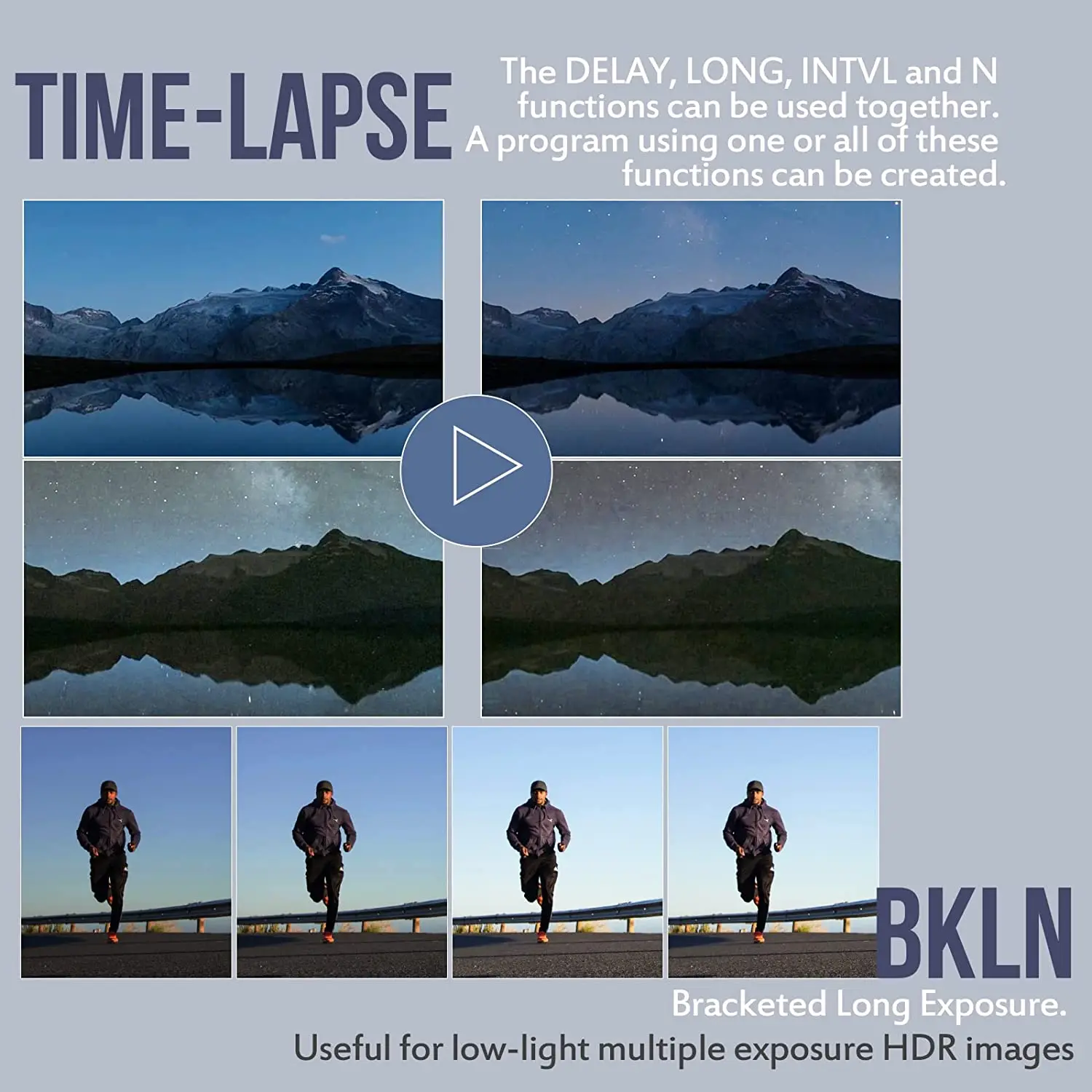 AODELAN-Temporizador de cámara inalámbrico, Control remoto para Sony A7RV, A9III, A7IV, A7 6300, A6000, RX100V, HX90V, HX99, ZV-1, FX30 - imagen 4