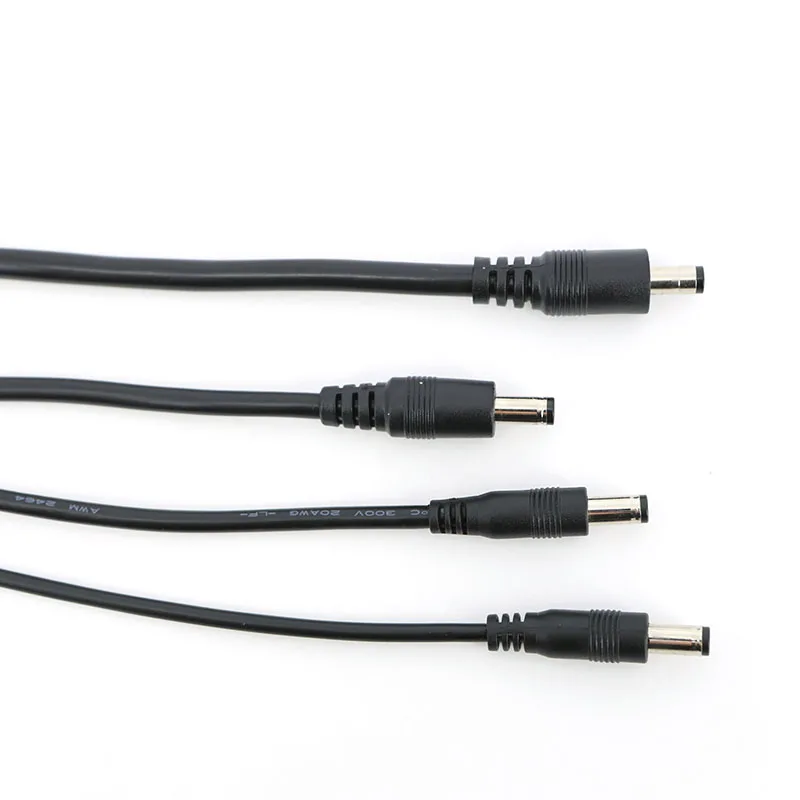 5,5 MM x 2,5 MM 2 pines DC macho hembra 22/20/18/16awg conector de alimentación cable extremo Cable de reparación de suministro 5525 DC5525 coletas - imagen 5