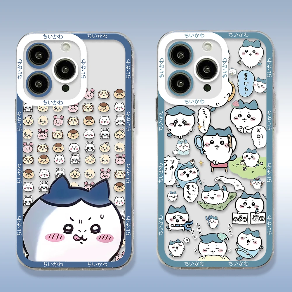 Bonita funda transparente h-hachiwares u-usagis para Xiaomi Redmi Note 13, 12, 12C, 11, 10, 10C, 13C, 10s, 9s, 9C, 8 Pro Max, 4G, 5G - imagen 4