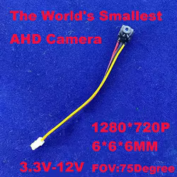Minicámara de seguridad AHD 720P para interior del hogar, cámara pequeña de vigilancia, 6x6MM