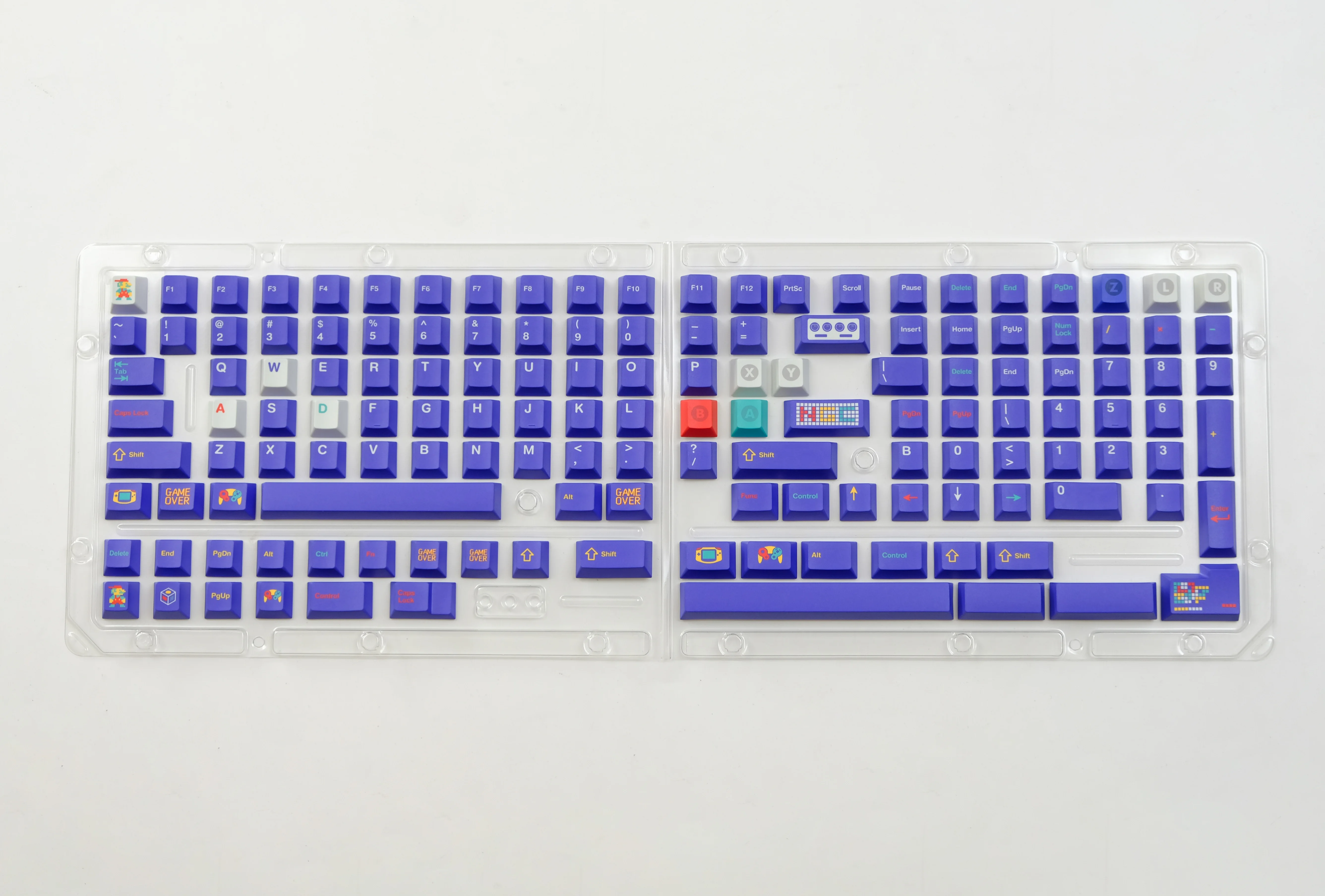 purple keycaps
