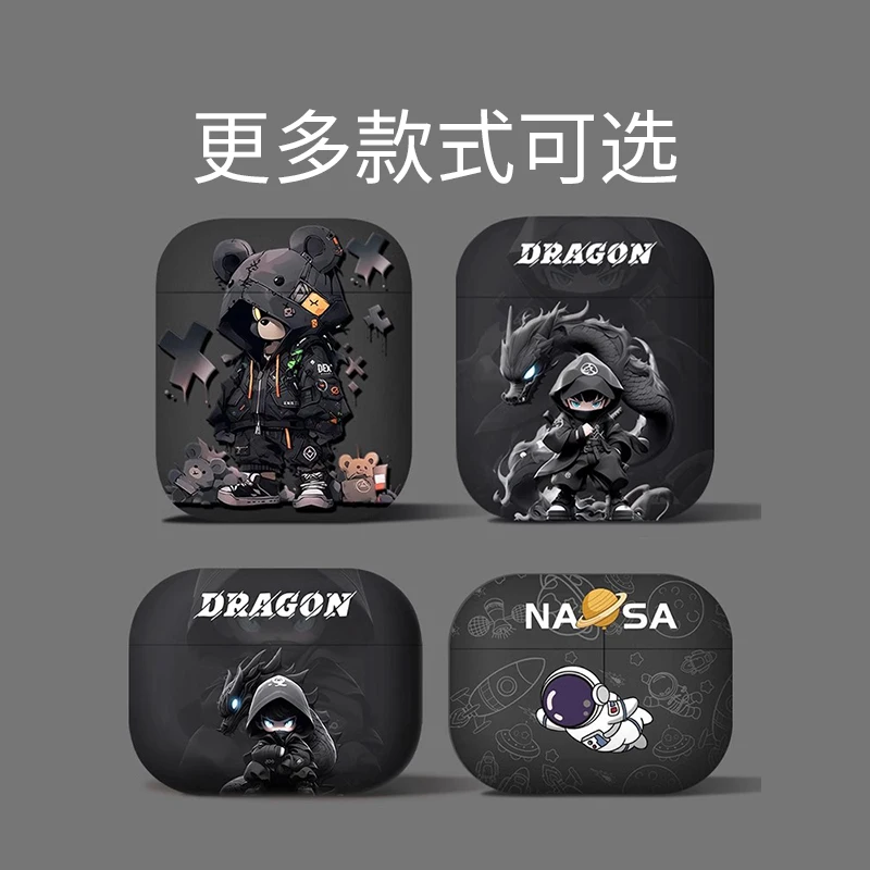 Para AirPods 4 2024 patrón auricular inalámbrico carcasa esmerilada funda protectora adecuada para Airpods 4 Pro 1 2 3 al por mayor ﻿ - imagen 5