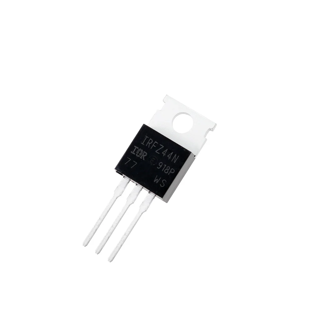 10 Uds transistores IRFZ44N IRFZ44 MOSFET Transistor TO-220 MOSFET de potencia IRFZ44NPBF 49A 55V transistores de efecto de campo nuevo Original - imagen 4