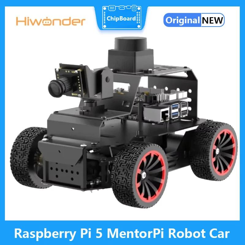 Raspberry Pi 5 Robot Car MentorPi A1 Ackerman Chasis 2DOF Cámara Monocular ROS2-HUMBLE Soporte SLAM y conducción autónoma