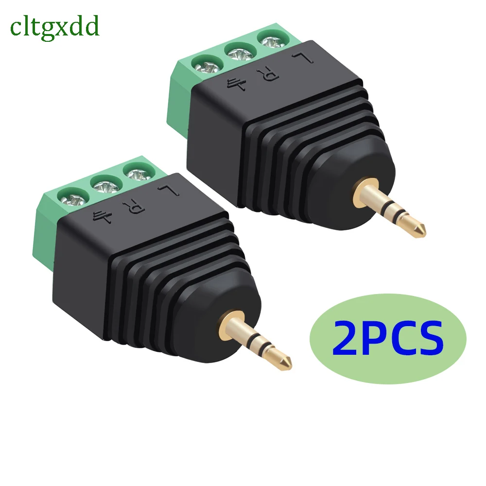 Auriculares de Audio chapados en oro de 2,5mm con cuatro enchufes, conexión estéreo de doble canal, cabezal macho, sin conector de Terminal de soldadura - imagen 2