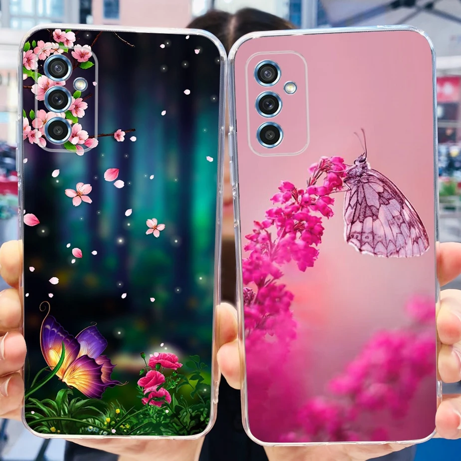 Funda de silicona transparente para Samsung Galaxy M52 5G, carcasa bonita pintada a la moda, suave, SM-M526B, M52 M 52 5G - imagen 4