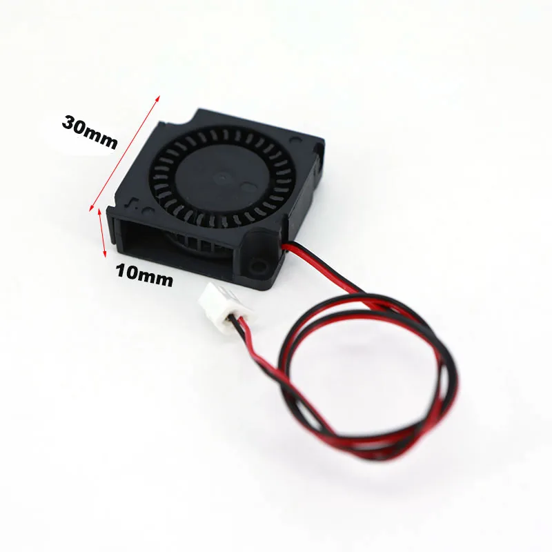 Ventilador de impresora 3D de 30mm, ventilador de refrigeración Turbo de 5V, 12V, 24V, 3010, ventilador Radial de 30x30x10mm para accesorios de refrigeración de impresora - imagen 4