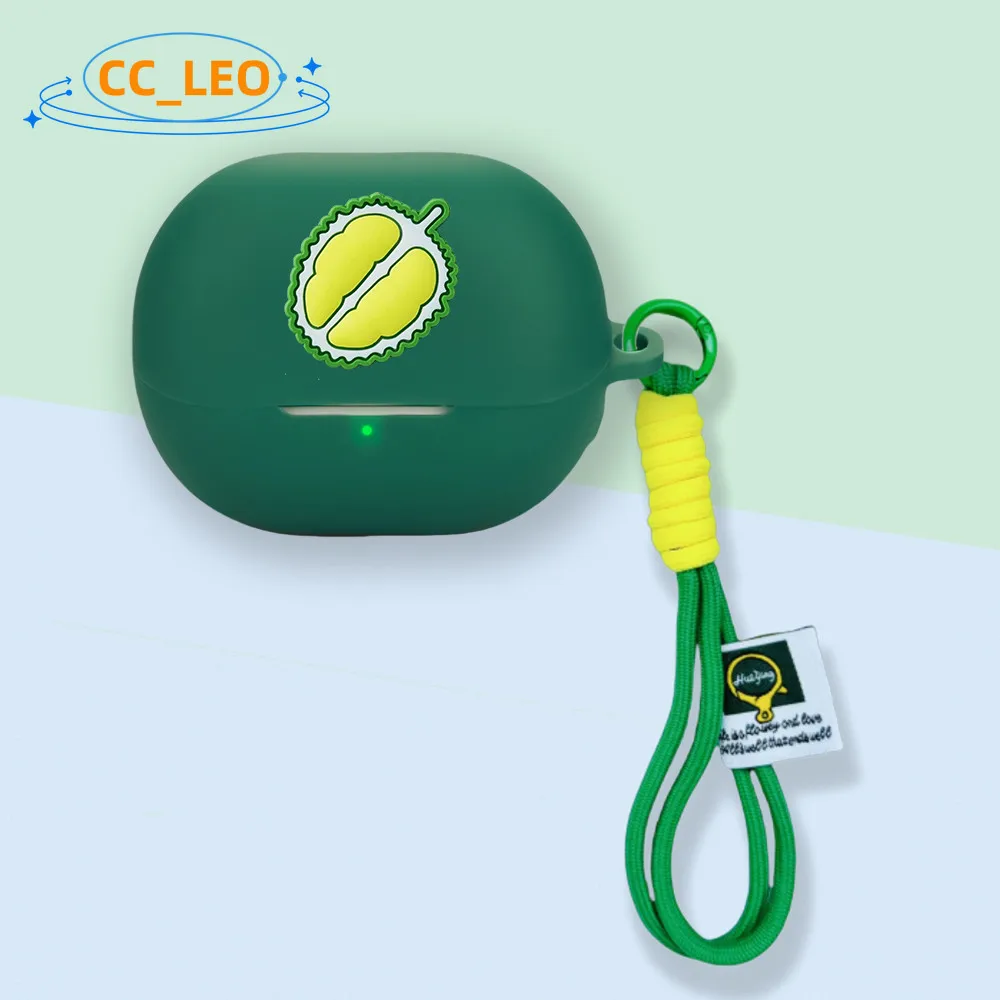 Para SoundPeats H3 funda bonita cordón colgante dibujos animados tiburón pata de gato funda suave de silicona SoundPeats H3 funda protectora - imagen 3