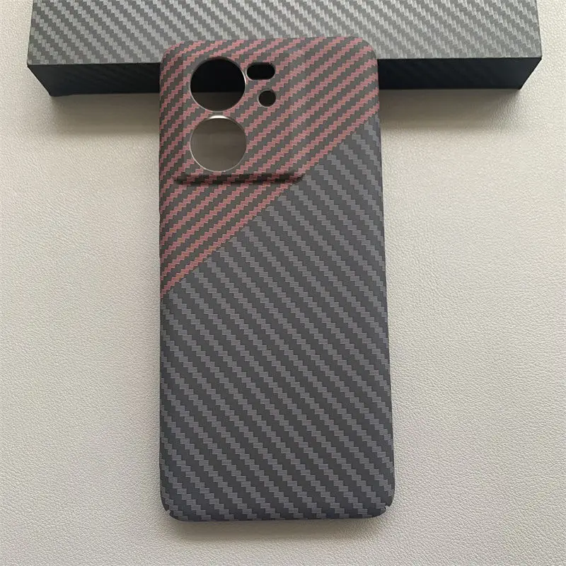 Funda trasera protectora delgada de fibra de carbono para Xiaomi Mi 13T Pro, carcasa completa para teléfono - imagen 5
