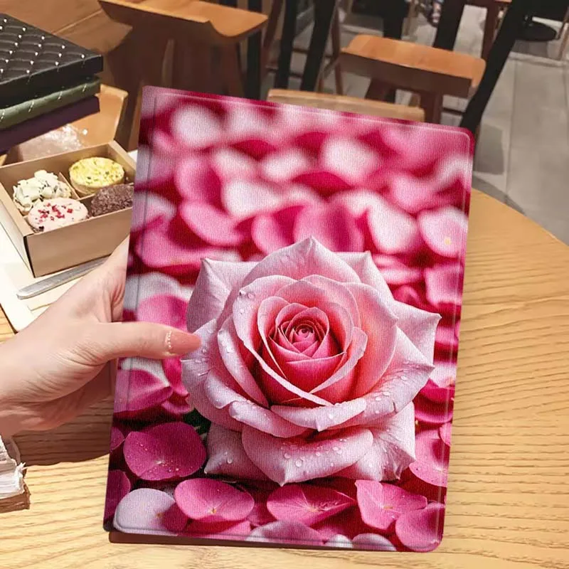 Funda rosa de moda para iPad Pro Air 2 3 4 5 6th 7th 11th Gen 10,2 9,7 11 10,5 10,9 12,9 funda para tableta de 13 pulgadas - imagen 5