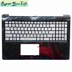 Teclado retroiluminado con reposamanos para ASUS Q551LN Q551L Q551, carcasa superior para ordenador portátil en inglés, cubierta C, Topcase 90NB0691-R31US1 13NB0691P02021