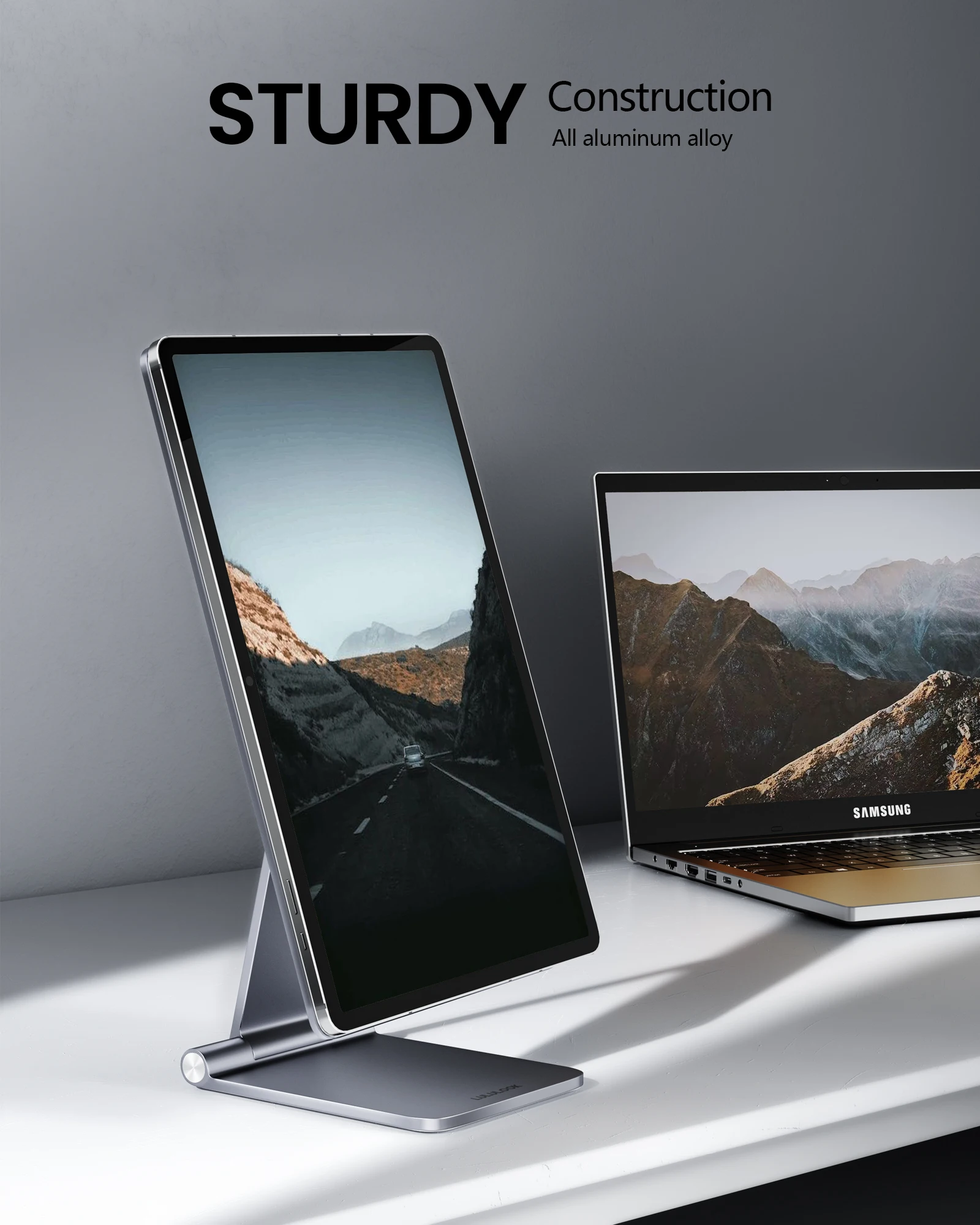 Lululook-soporte magnético para tableta, base de escritorio ajustable para Samsung Galaxy Tab S10, S9 Ultra 14,6, S8 Ultra S10, S9, S7, S8 Plus, S7 FE - imagen 5