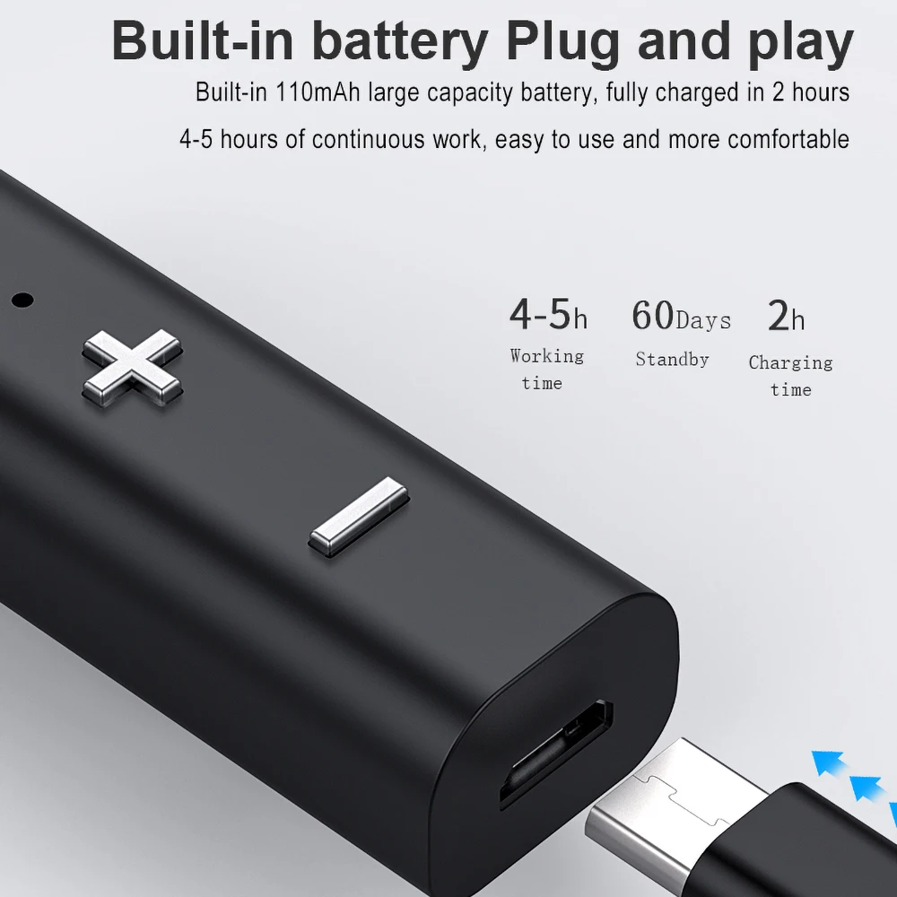 Adaptador Bluetooth 5,0, receptor de Audio inalámbrico Bluetooth para Audio auxiliar de 3,5mm, transferencia de música para auriculares, Plug and Play - imagen 5