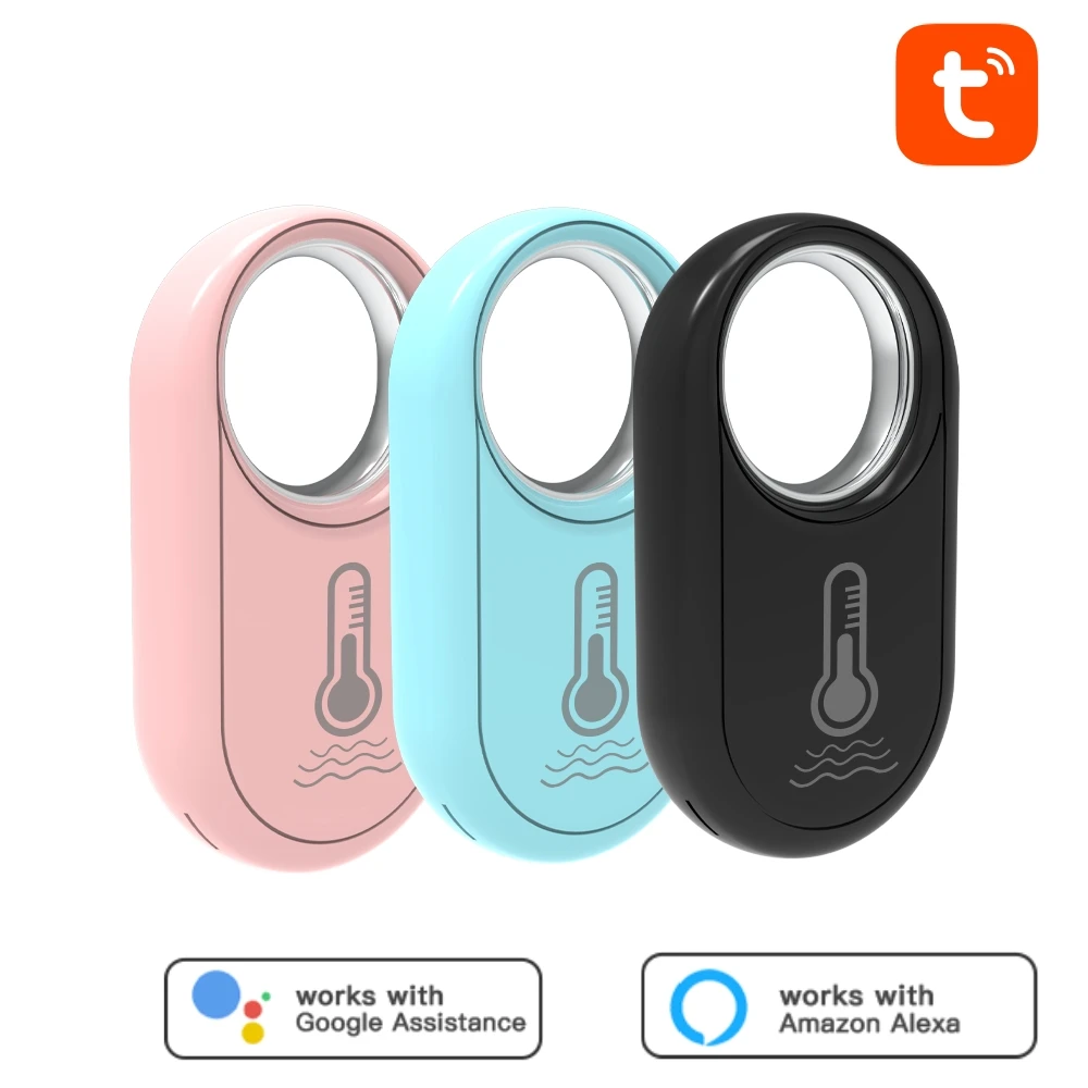 Tuya Zigbee-Sensor inteligente de temperatura y humedad para colgar, humidificador para el hogar, termostato, conexión de escena, Control por aplicación - imagen 2