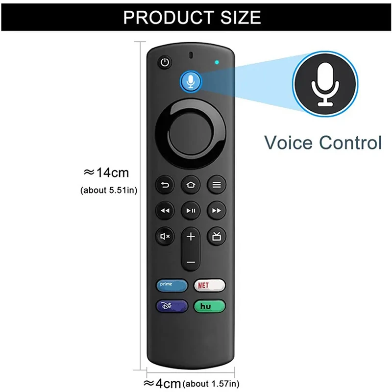 L5B83G Fire TV Bluetooth reemplazo de voz ABS Control remoto para Amazon (1a 2a 3a generación) Fire Stick HD TV para Amazon Fire TV - imagen 3