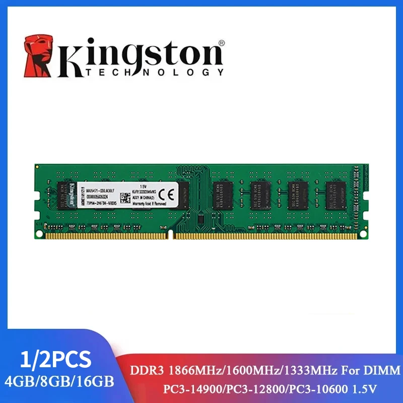 Kingston RAM DDR3 8GB para PC Escritorio