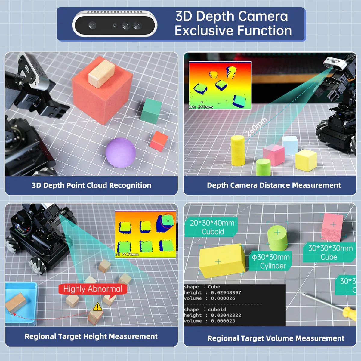 Hiwonder LanderPi: Coche robot Raspberry Pi AI con brazo de visión - imagen 5