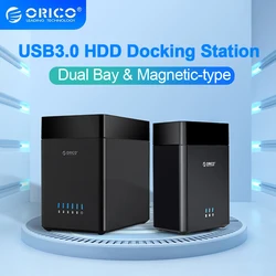 Orico Base Magnética USB 3.0 SATA para Discos Duros 2.5"/3.5"