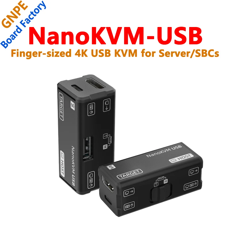 NanoKVM-USB Sipeed KVM USB 4K con tamaño de dedo para servidor/SBC