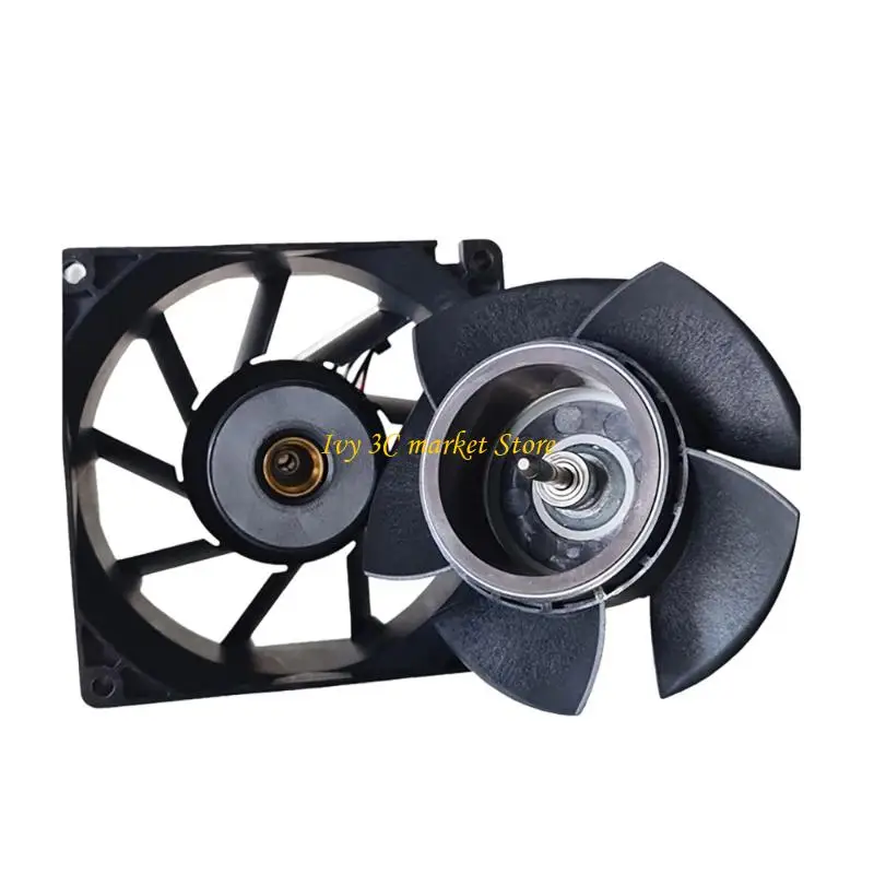 Ventilador enfriamiento D7YC 24V 90x90x30mm 4 ventilador enfriamiento impermeable para agua para servidor industrial - imagen 4
