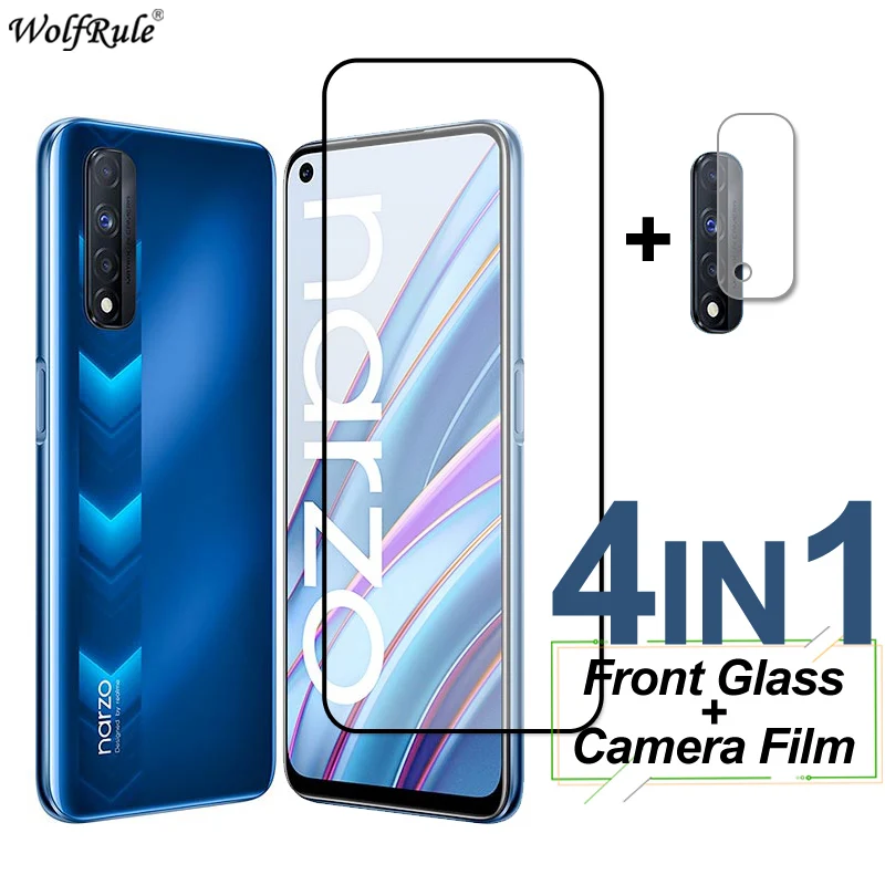 Cubierta completa de vidrio templado Realme Narzo 30 9 Pro Plus GT Neo 3T 2 3 Protector de pantalla película protectora de cámara de teléfono Realme GT2 Pro - imagen 2