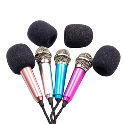 Mini Micrófono 3.5mm Stereo Portátil para Smartphone y PC
