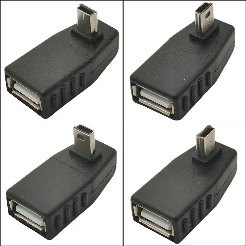 Mini USB 2,0 A hembra a Micro USB B macho adaptador OTG convertidores de alta velocidad PC ordenador portátil adaptador cambiador de Hardware