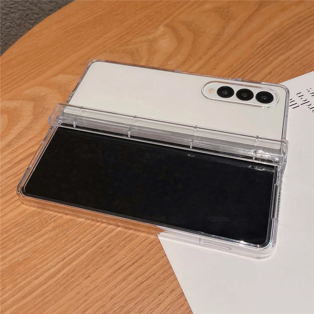 Funda plegable de PC dura con protección de bisagra completa para Samsung Galaxy Z Fold 6 5 4 3 W24 W23 5G, funda de teléfono a prueba de golpes, carga inalámbrica - imagen 4