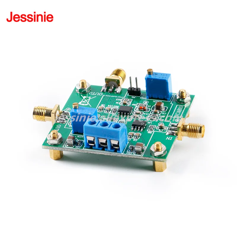 Módulo de placa amplificadora de ganancia AD8367 VCA810 VCA821, ancho de banda medido de 500MHz, amplificador de ganancia Variable AGC VGA de 32dB de alto rendimiento - imagen 4