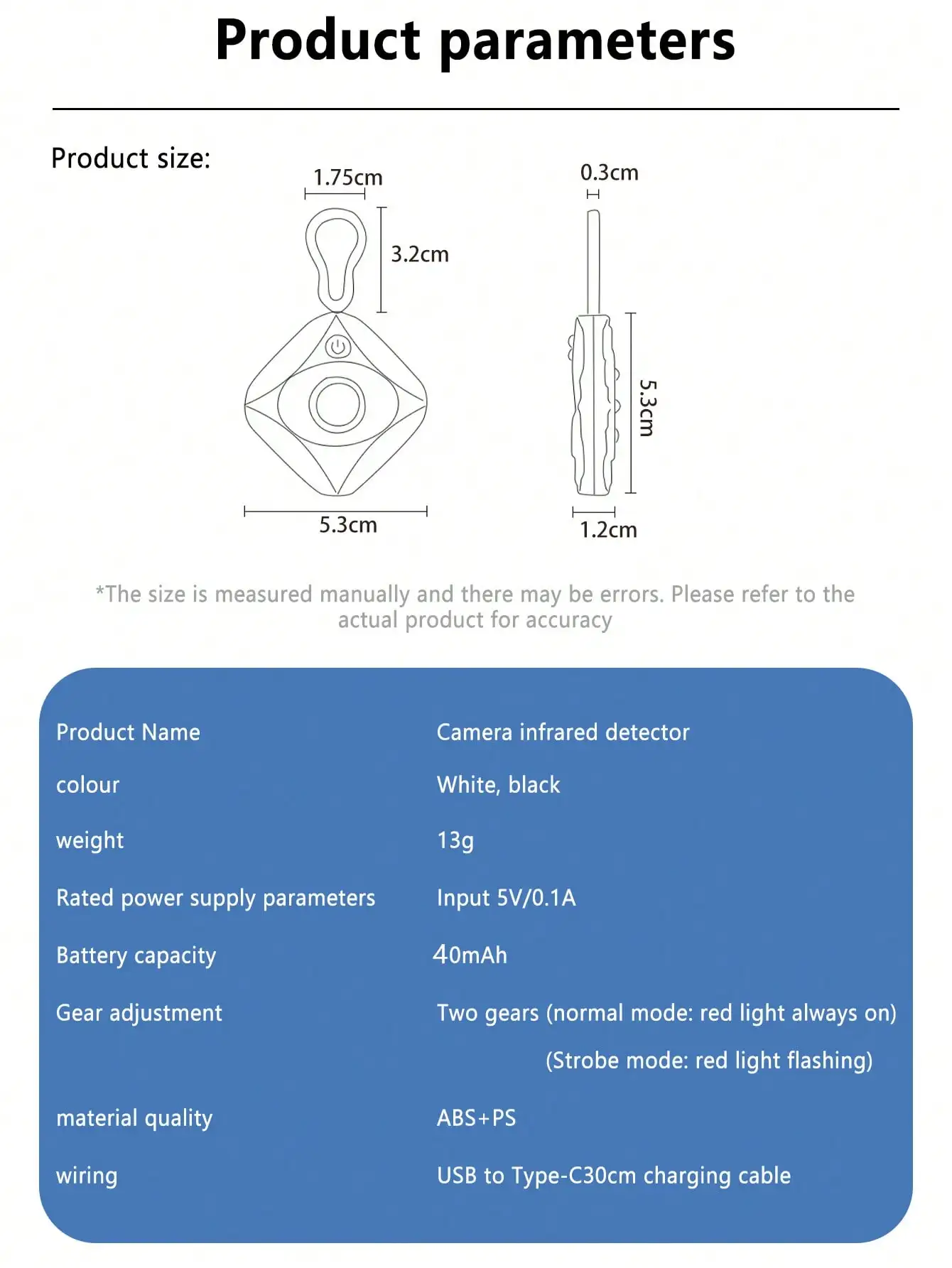 Detector de cámara inteligente, escáner de monitoreo infrarrojo de inspección multifunción, detector portátil - imagen 5