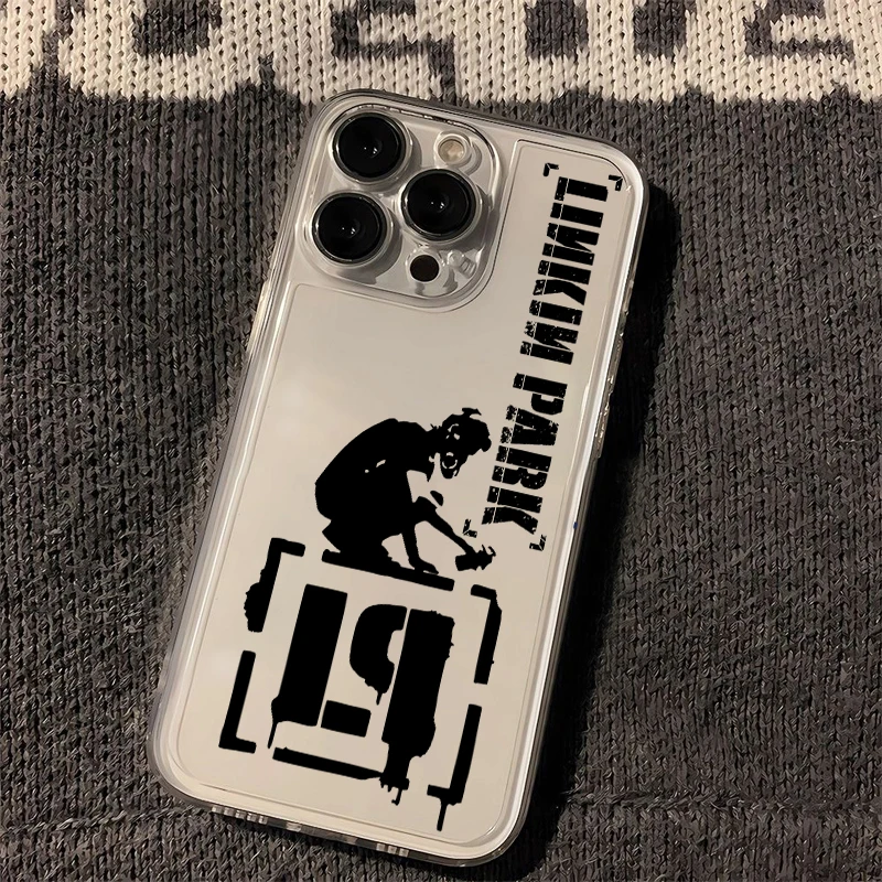 Band L-Linkin P-Park Cool nueva funda de teléfono para Samsung S24 S23 S22 S21 S20 S10 FE Note20 Note10 Plus Ultra Lite 5G cubierta transparente de TPU - imagen 3