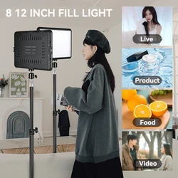 Kit de luces LED para vídeo y fotografía, iluminación de estudio
