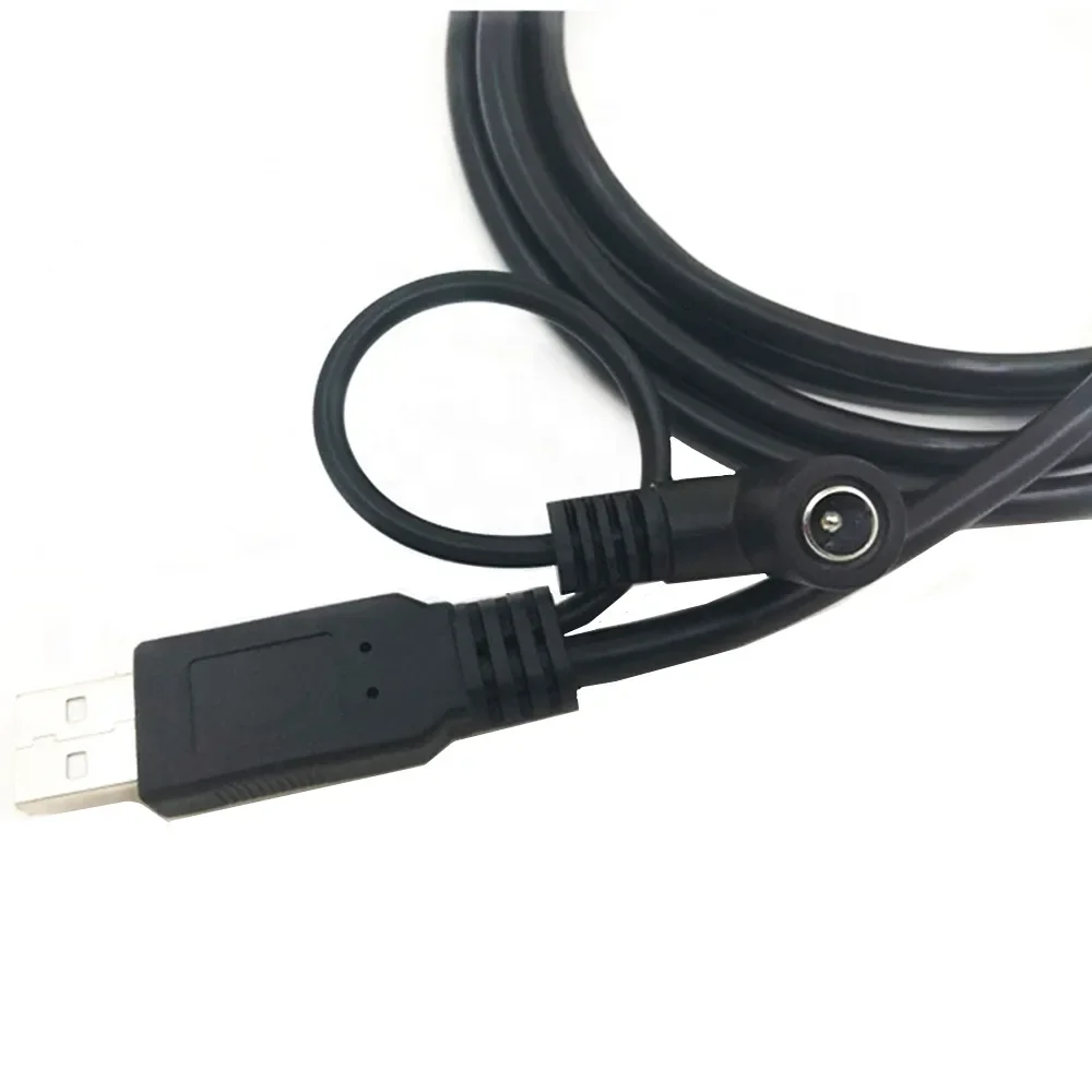 Cable USB doble de 14 pines, Conector de CC de 1,27x2,0mm, 5,5 IDC a USB 2,1 AM, carga para Verifone Vx805 Vx820 - imagen 3