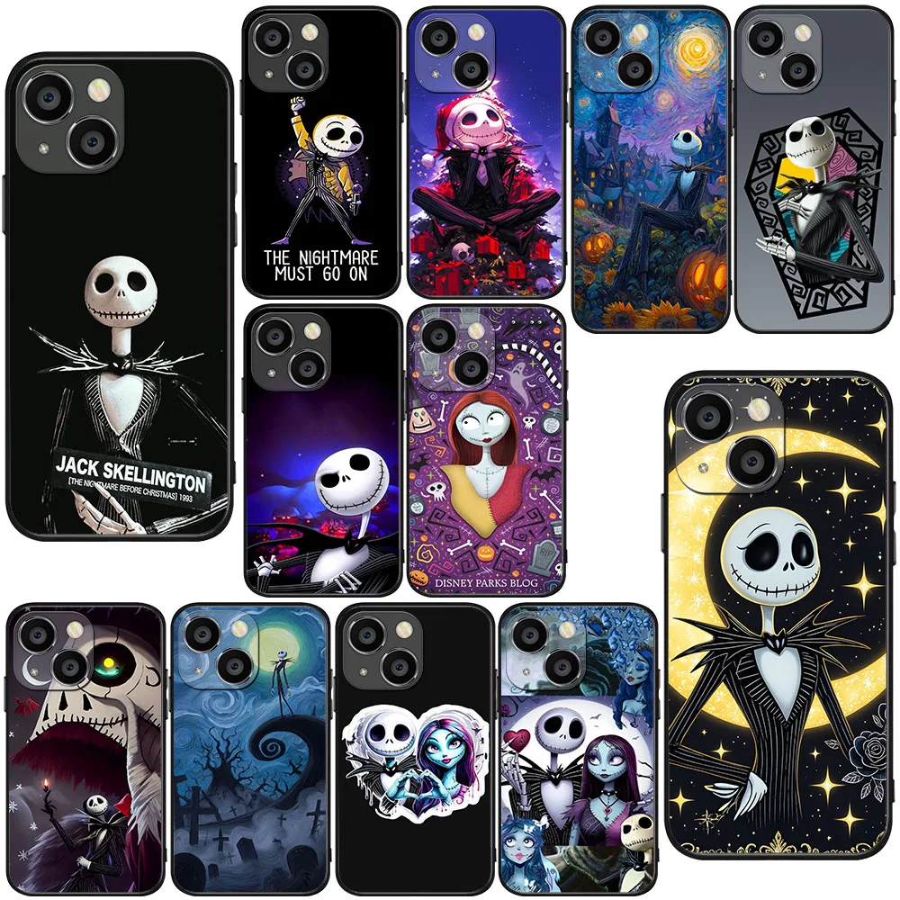 BK-15 Jack y Sally funda blanda para Realme 8 8S Q3 Q3i V13 C12 C15 C21Y C25Y C20 C33 C30 Narzo 30 Pro - imagen 3