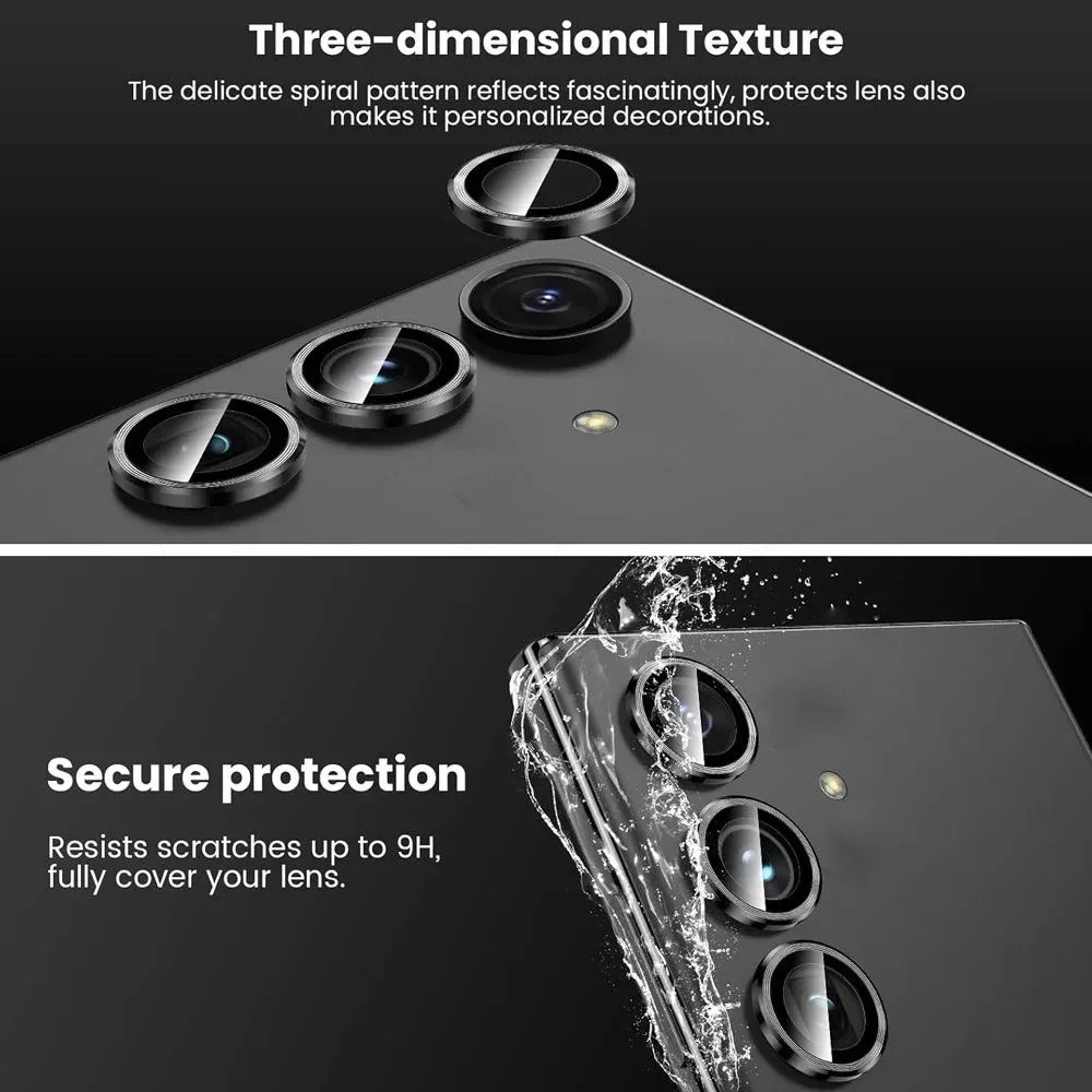 Samsang A55 5G funda Matel Ring protectores de cámara trasera para Samsung Galaxy A 55 35 25 15 A54 A34/14 accesorios de cristal de lente HD trasera - imagen 5