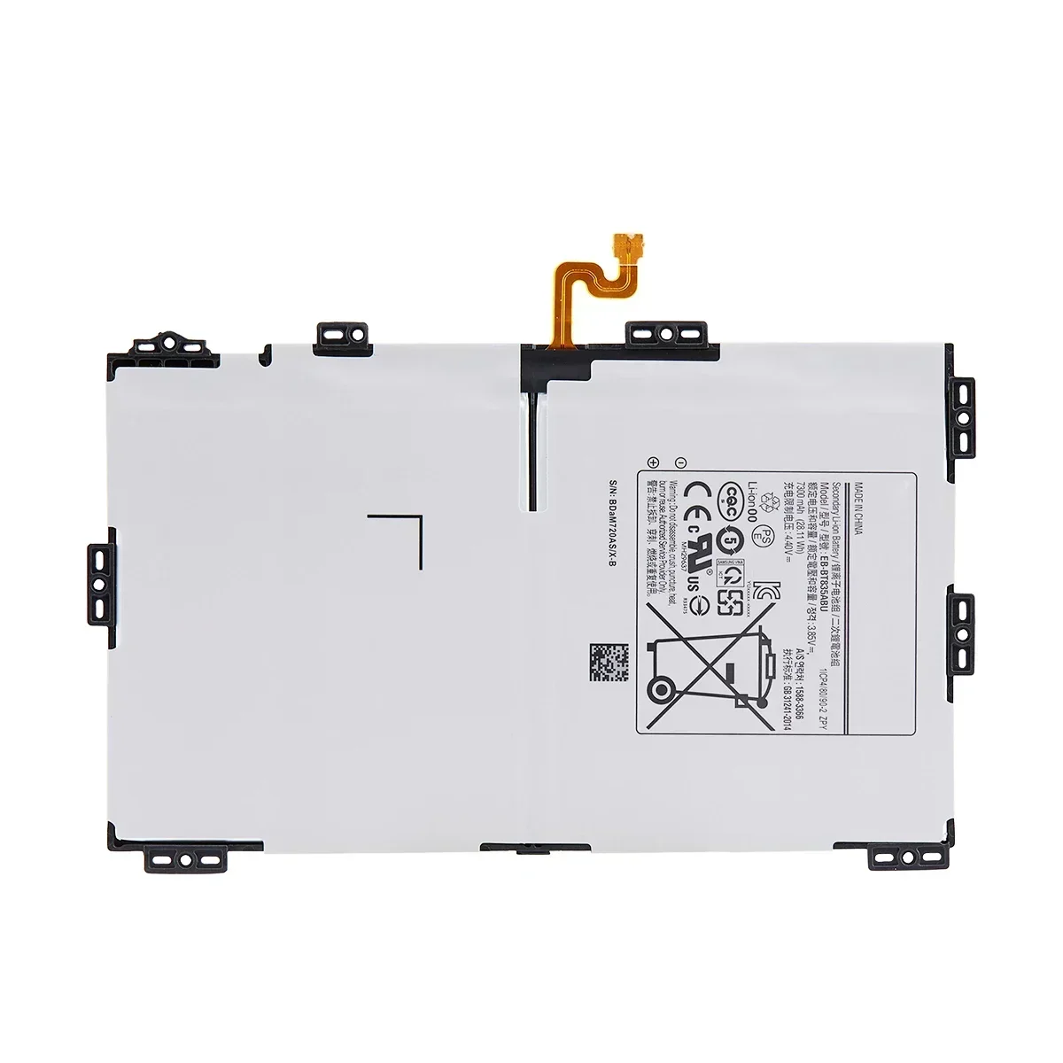 Nueva batería de repuesto para tableta EB-BT835ABU de 7300mAh para Samsung Galaxy Tab S4 10,5 SM-T830 T830 SM-T835 T835 - imagen 3