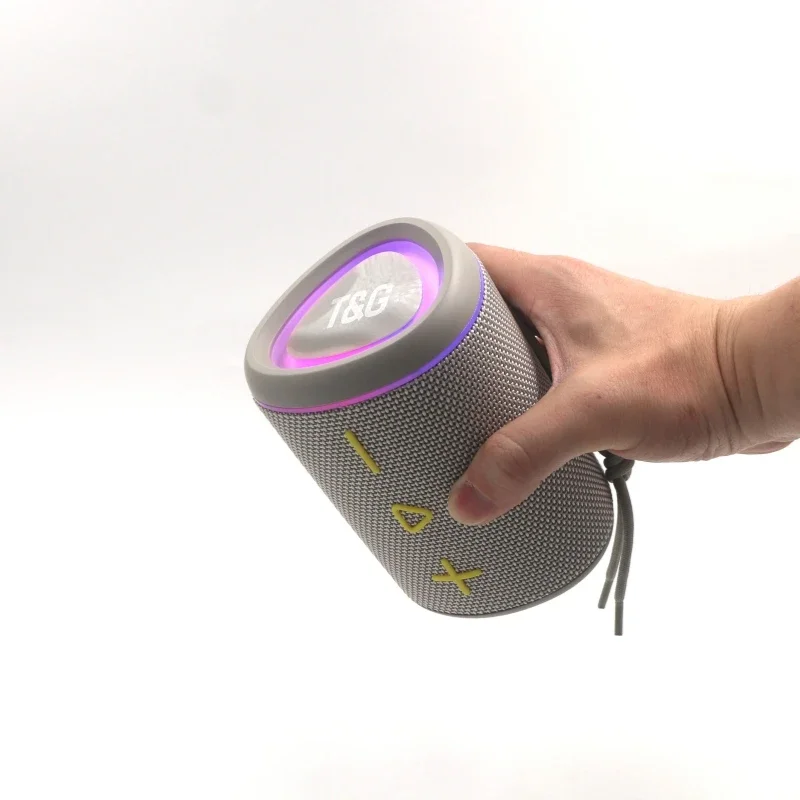 TG466 10W Altavoces Bluetooth inalámbricos Mini sistema de sonido de música de Audio profesional Altavoz portátil con iluminación LED RGB - imagen 5