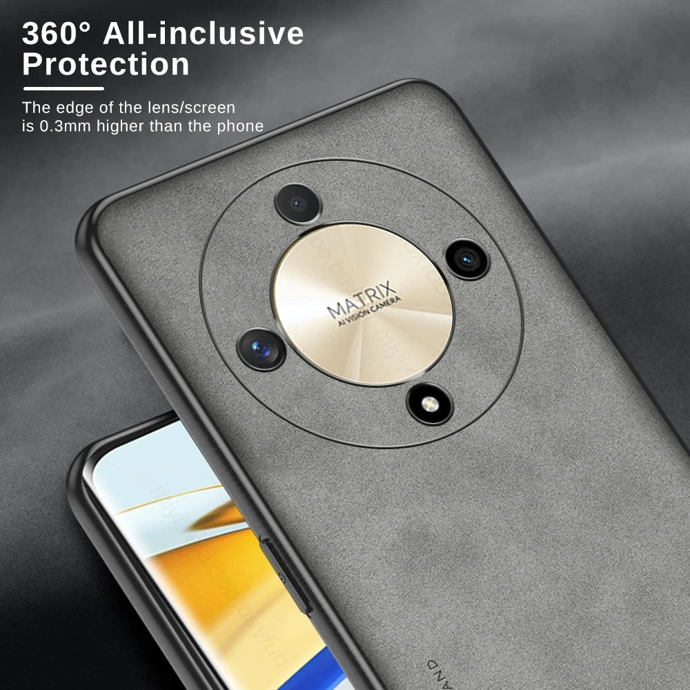 Honer-funda trasera de piel de oveja para Honor X9b Honor X9b 5G ALI-NX1 6,7 ", protección de cámara a prueba de golpes, TPU, borde suave - imagen 4